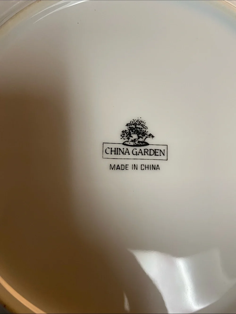 Set of 3 Chinoiserie Blue Floral Fine China Dinner Plates - China Garden
